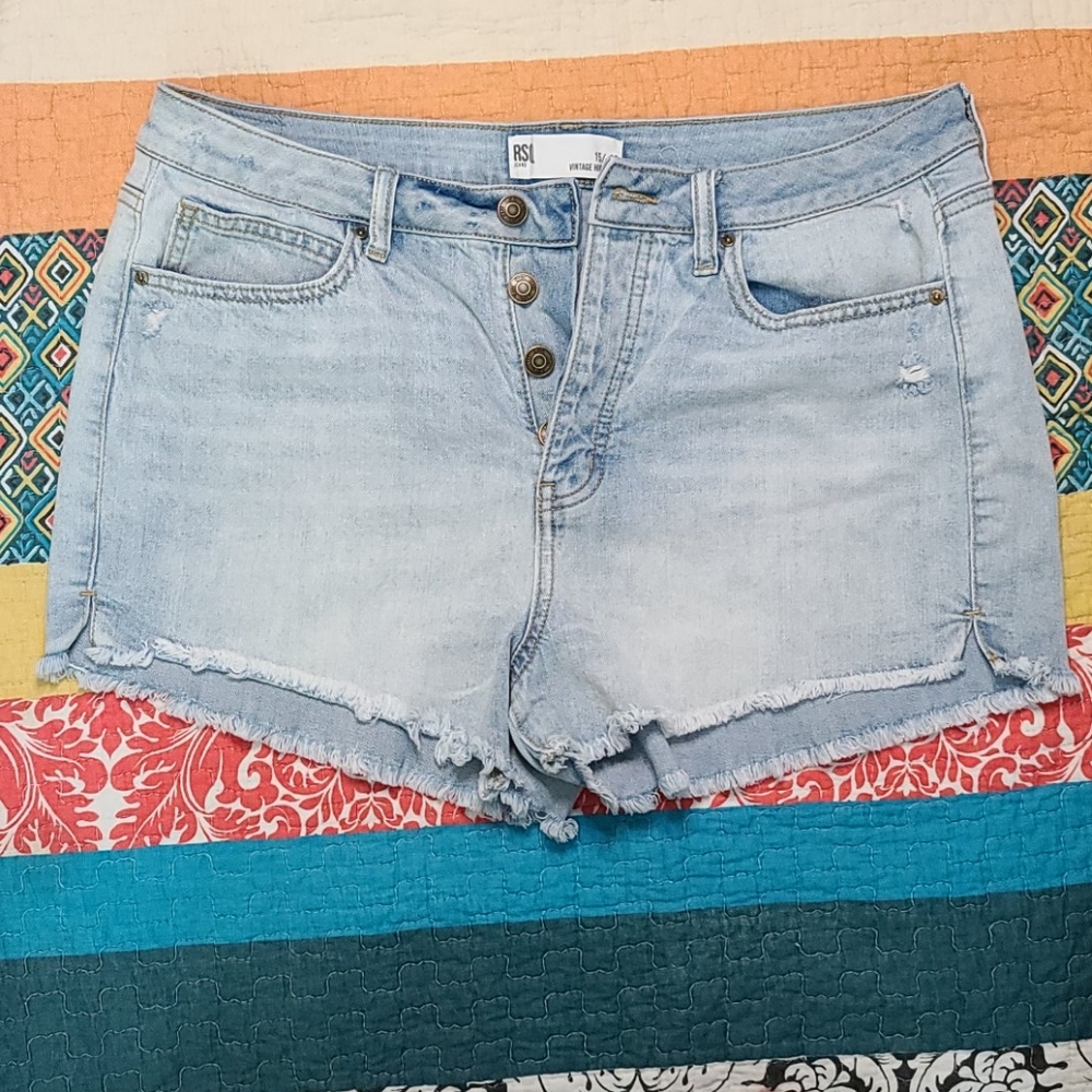RSQ Vintage Hig Rise Jean shorts